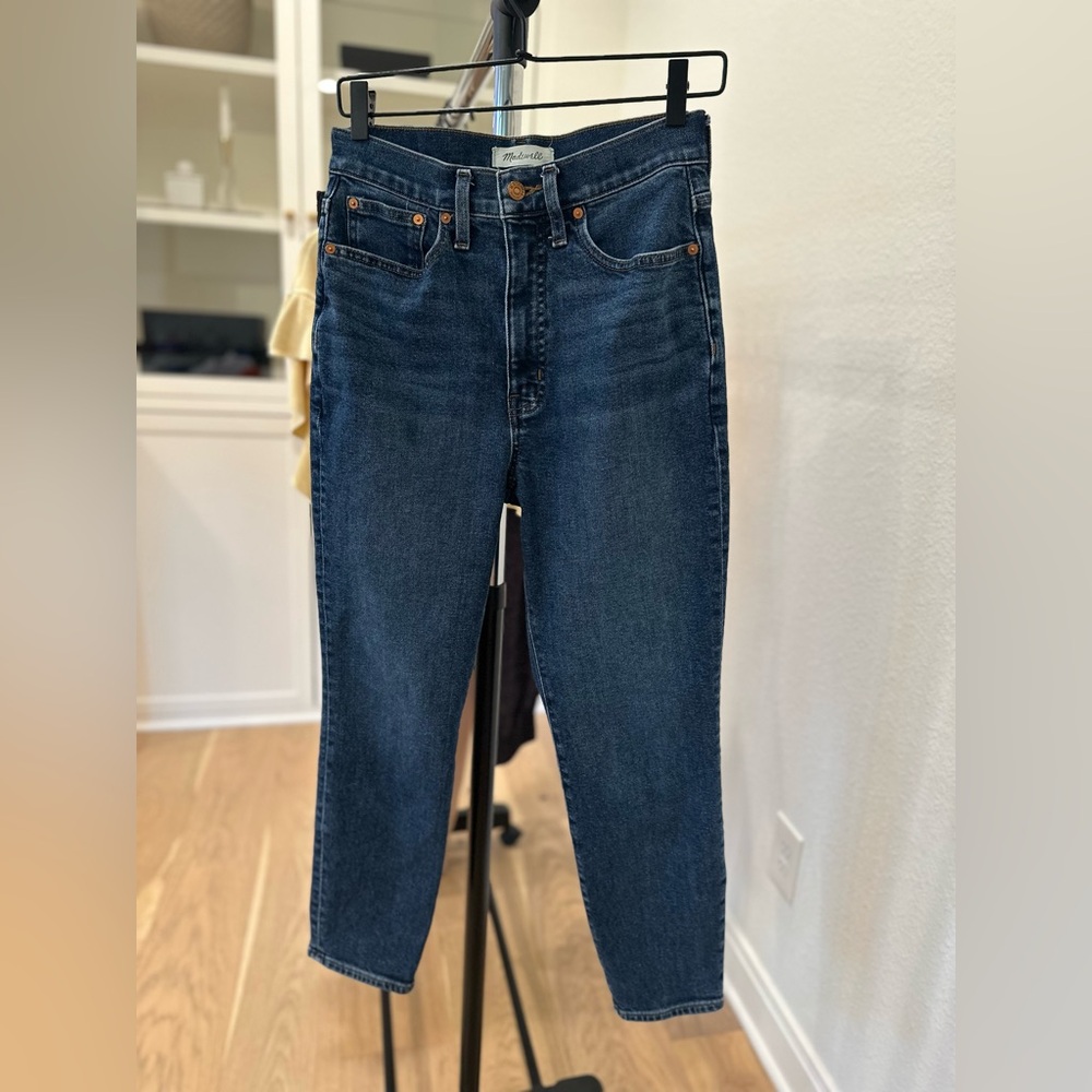 Madewell Classic Blue Denim Mom Jean